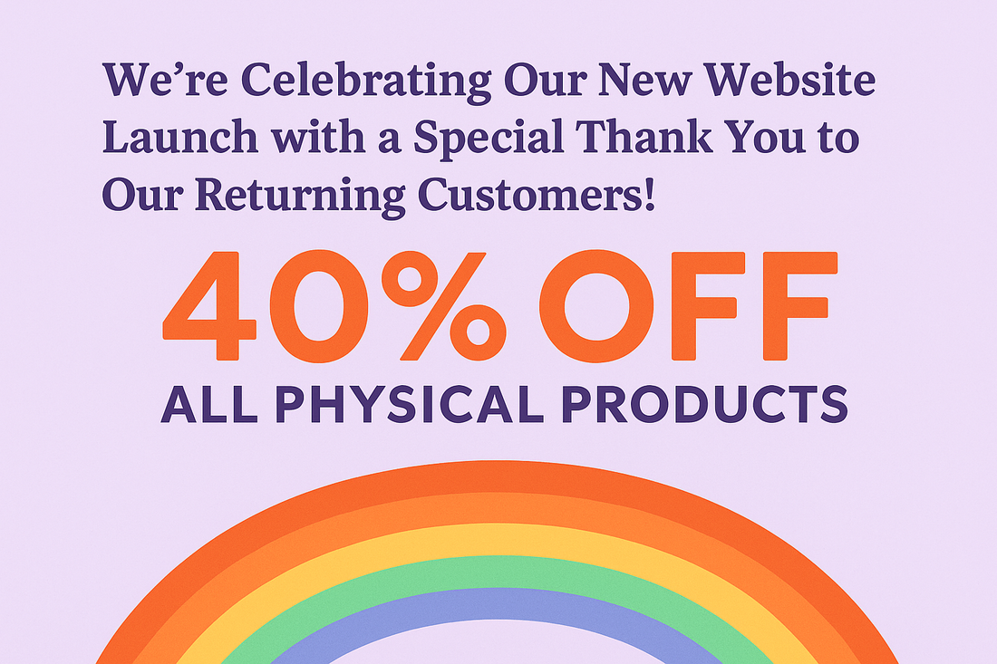 🎉 We’re Celebrating Our New Website Launch with a Special Thank You to Our Returning Customers! 🎉