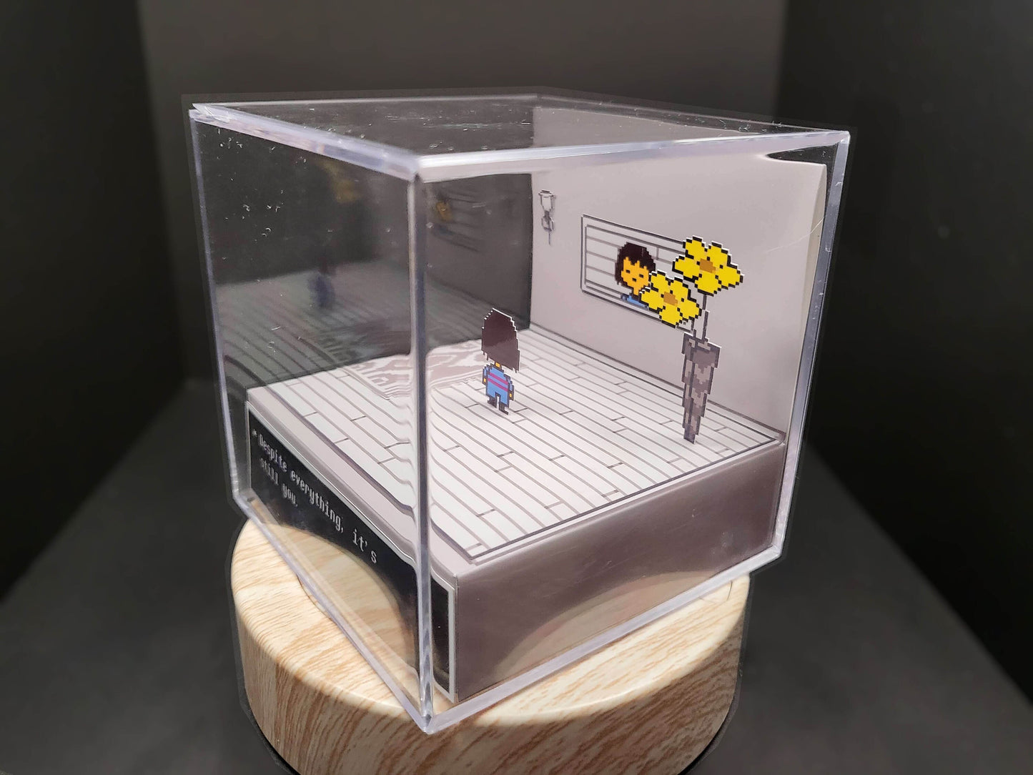 Undertale It's Still You Diorama Cube Template
