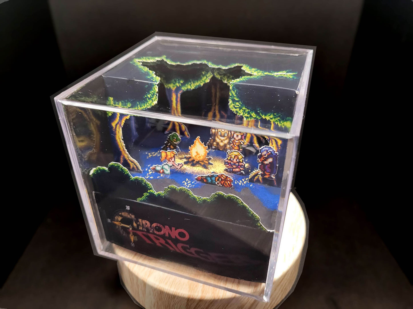 Chrono Trigger Fiona's Forest Diorama Cube Template