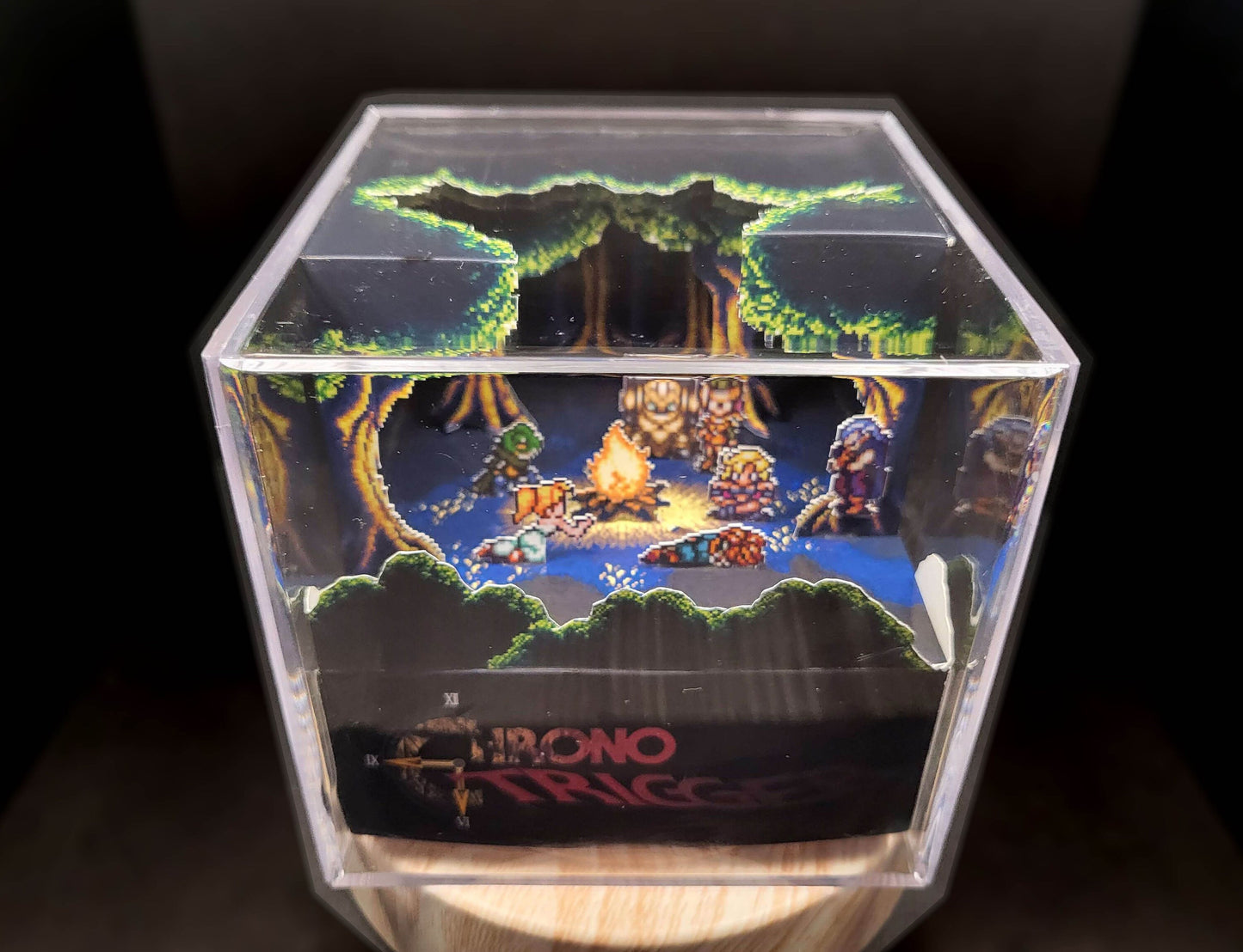 Chrono Trigger Fiona's Forest Diorama Cube Template