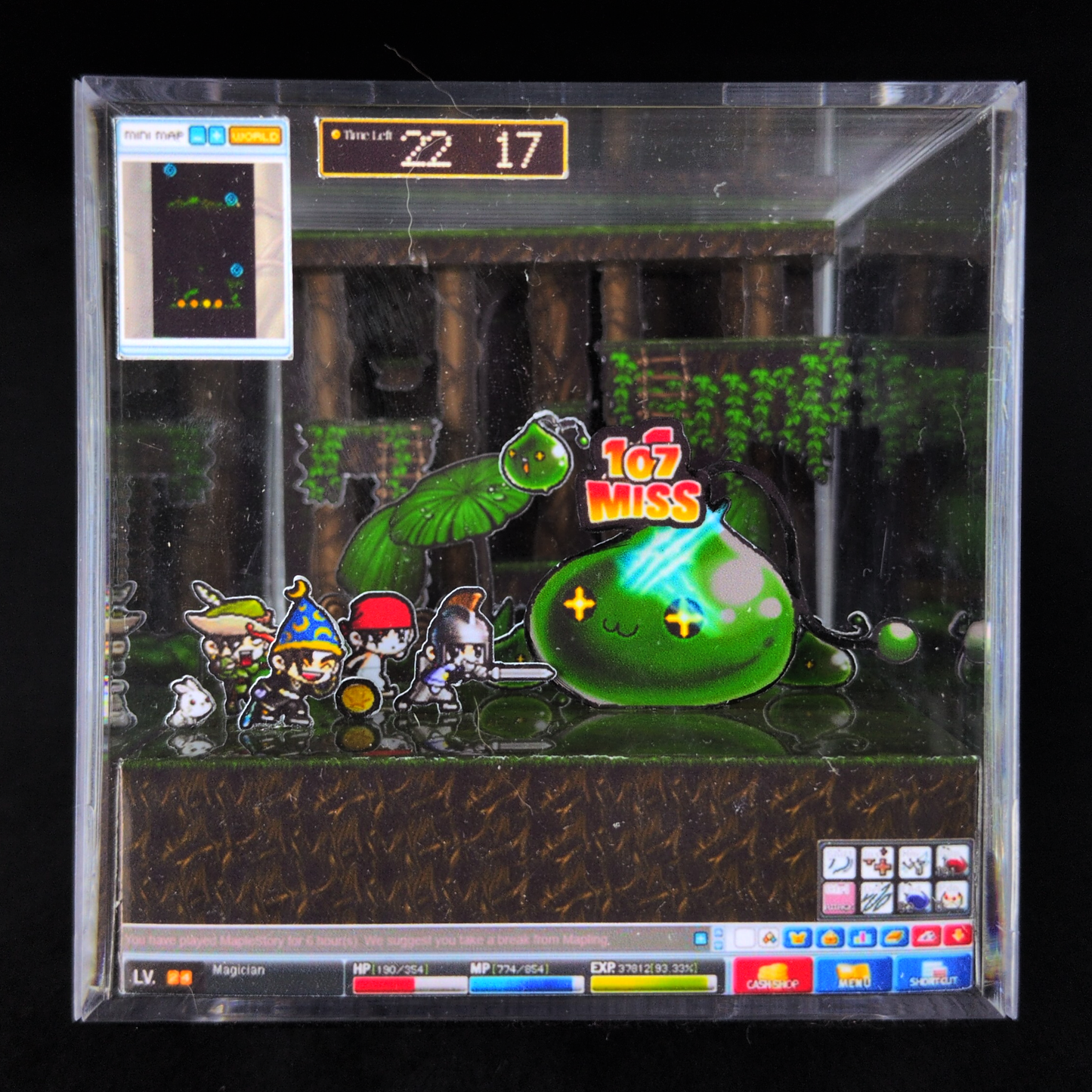 Maple Story King Slime Boss Diorama Cube