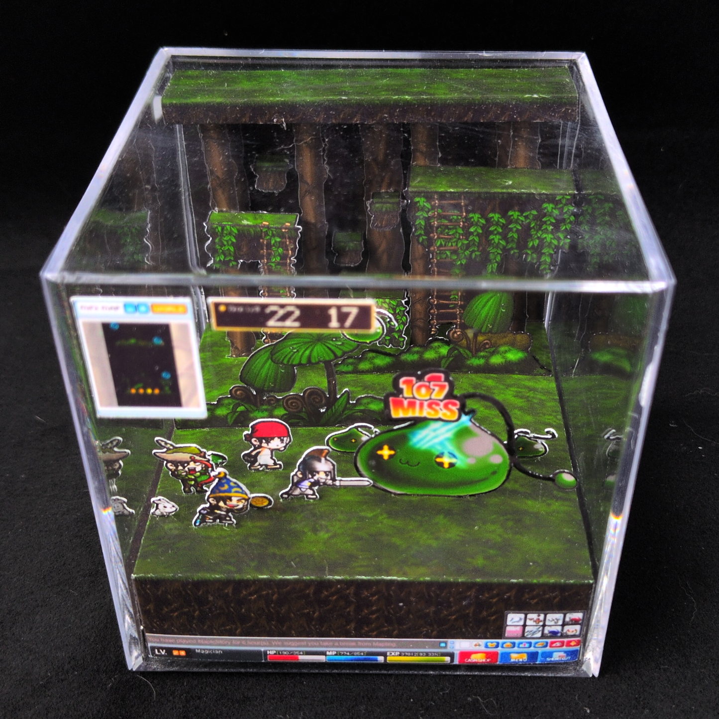 Maple Story King Slime Boss Diorama Cube