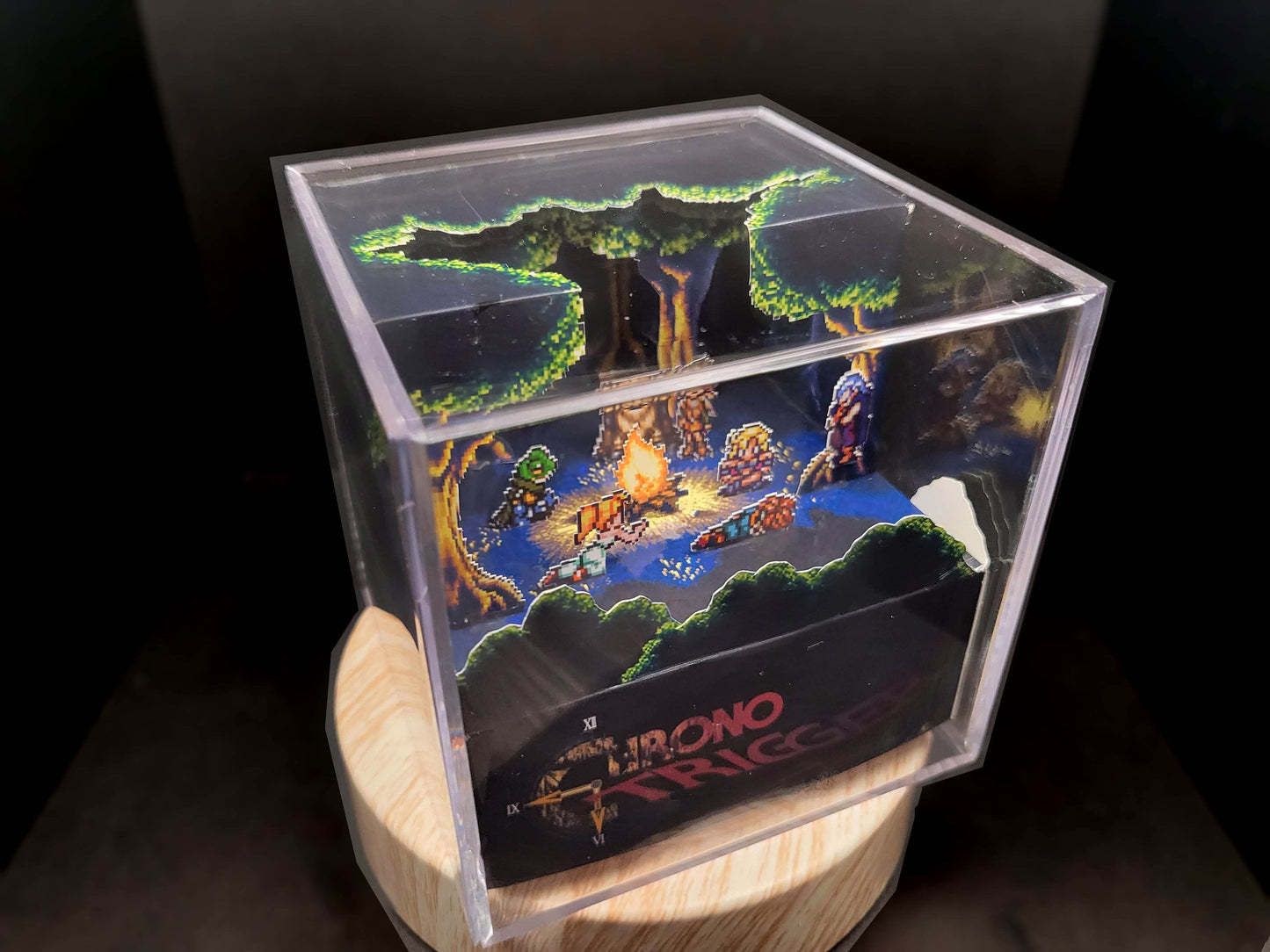 Chrono Trigger Fiona's Forest Diorama Cube Template
