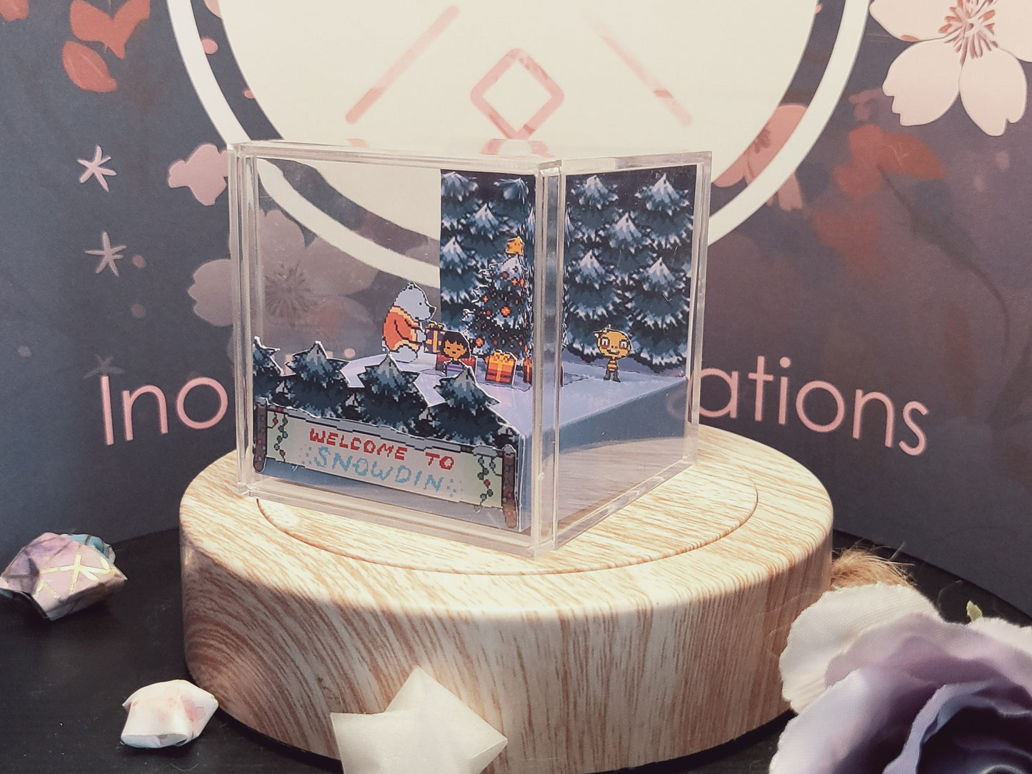 Undertale Snowding Mini Diorama Cube
