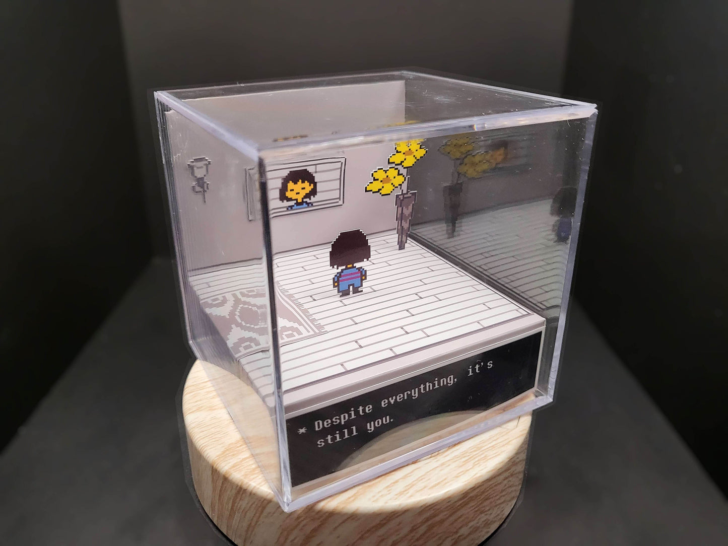 Undertale It's Still You Diorama Cube Template