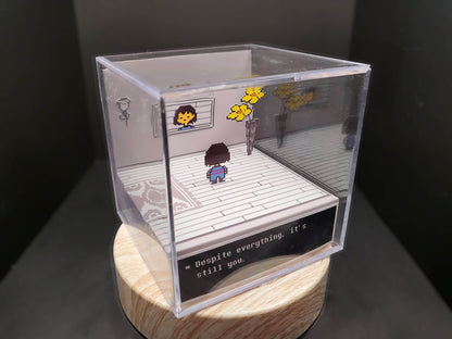 Undertale It's Still You Diorama Cube Template