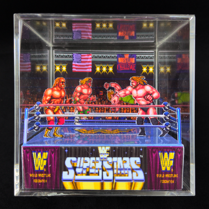 WWF Wrestlefest Arcade Diorama Cube