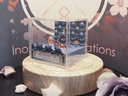 Undertale Snowding Mini Diorama Cube